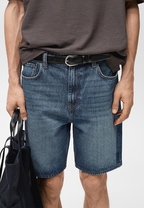 MANGO - Bermudas JAROD - Dark Blue