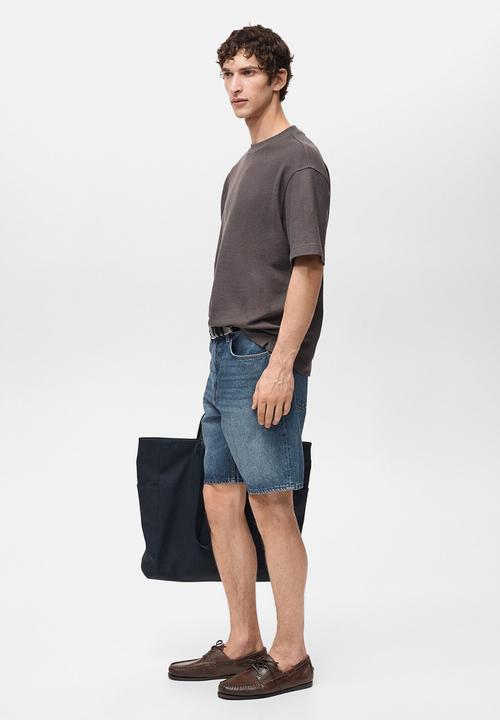 MANGO - Bermudas JAROD - Dark Blue