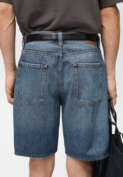 MANGO - Bermudas JAROD - Dark Blue