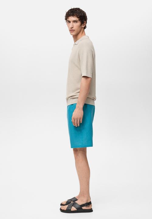 MANGO - Bermudas ALGARVE - Turquoise / Aqua 1