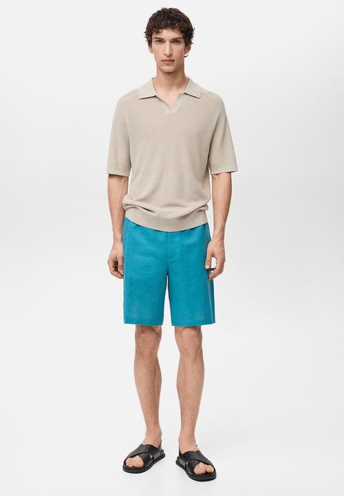 MANGO - Bermudas ALGARVE - Turquoise / Aqua 1