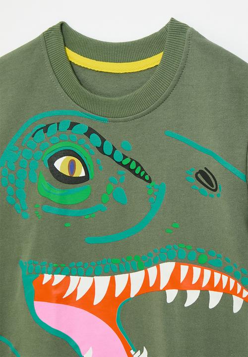 Pop Candy - Dino sweatshirt - green