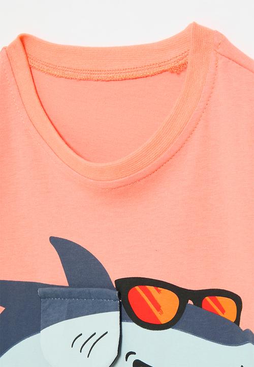 Pop Candy - Printed tee-orange