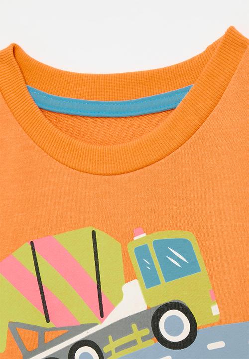 Pop Candy - Printed sweatshirt - orange