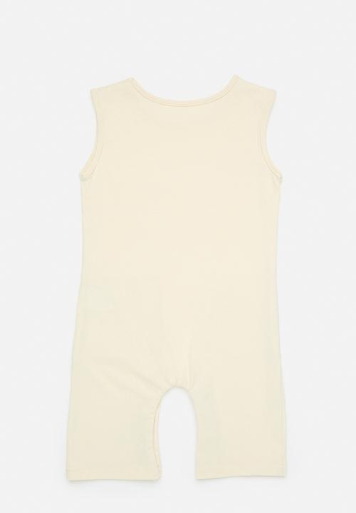Pop Candy - Sleeveless romper - off white