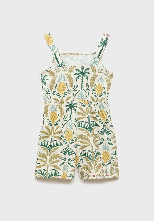 MANGO - Jumpsuit Buracao - Green