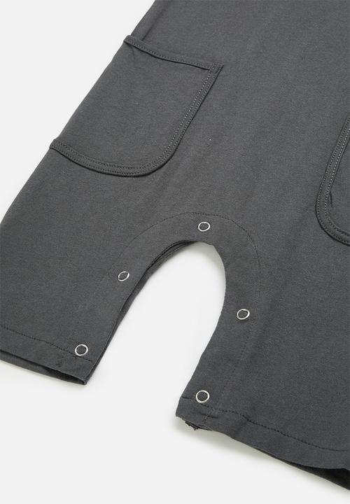 Pop Candy - Sleeveless  romper - grey