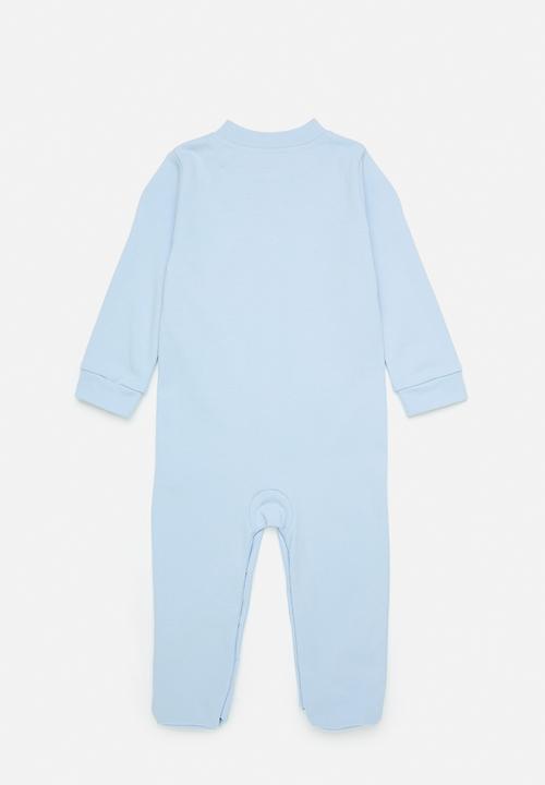Pop Candy - Standing collar sleepsuit - serenity blue