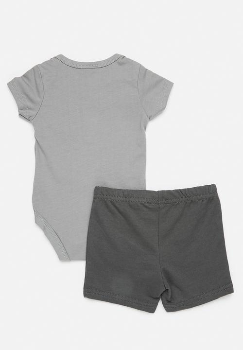 Pop Candy - Bodyvest & short set - grey