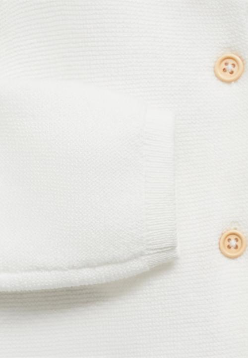 MANGO - Cardigan White - Natural