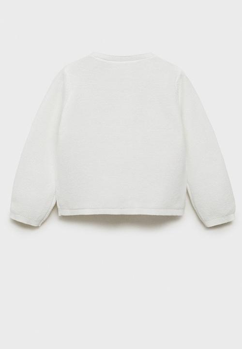 MANGO - Cardigan White - Natural