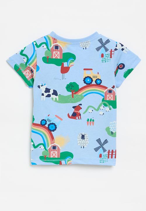 Pop Candy - Printed tee - blue