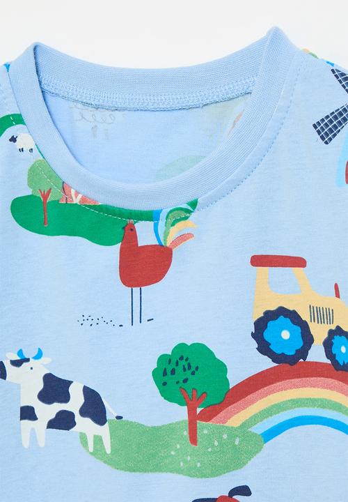 Pop Candy - Printed tee - blue