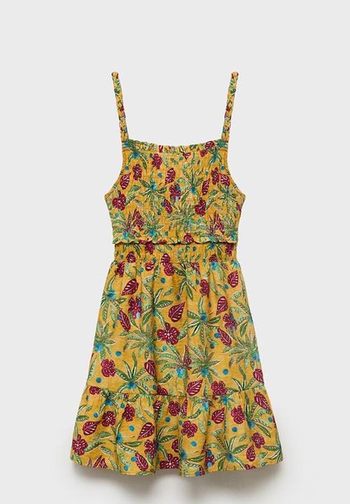 MANGO - Dress Iguazu - Medium Yellow