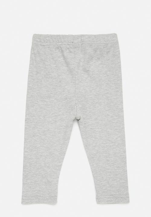 Pop Candy - Striped leggings - grey