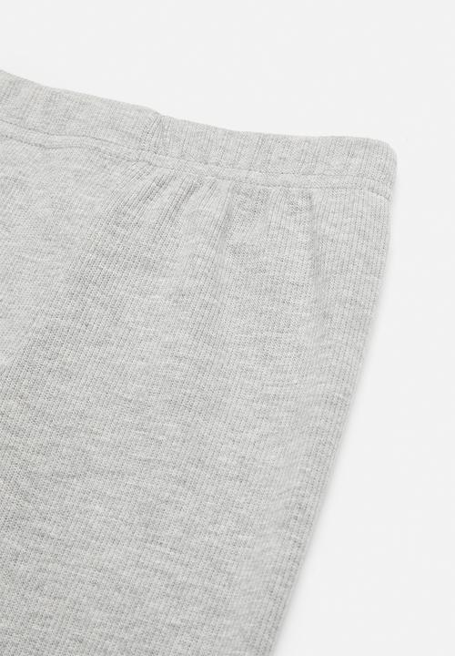 Pop Candy - Striped leggings - grey