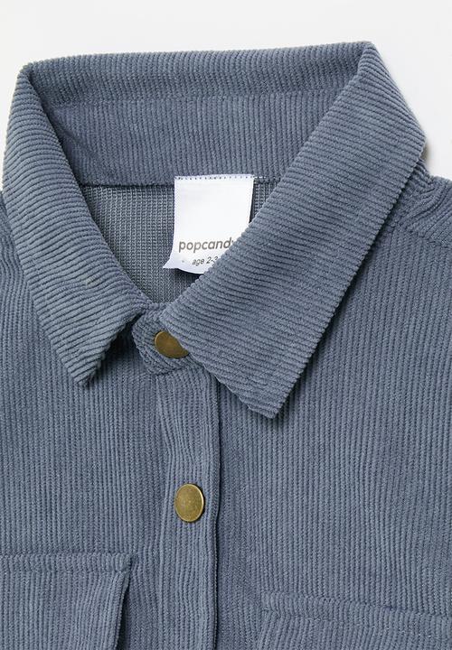 Pop Candy - Button down overshirt - blue
