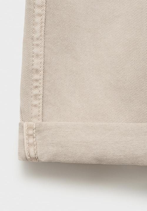 MANGO - Bermudas NEPTO - Light/Pastel Brown