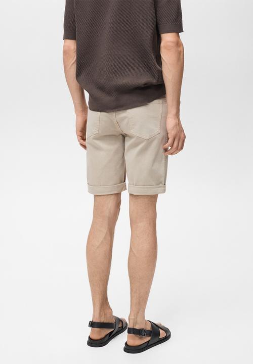 MANGO - Bermudas NEPTO - Light/Pastel Brown