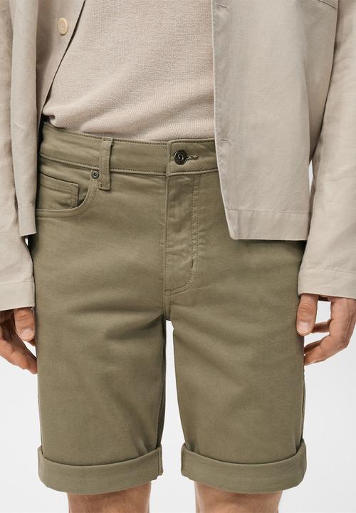 MANGO - Bermudas NEPTO - Beige/Khaki