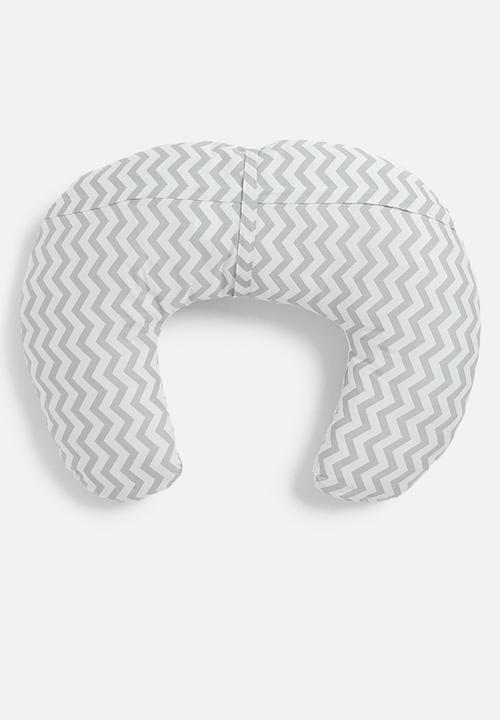 Pop Candy - Printed baby pillow - grey & white
