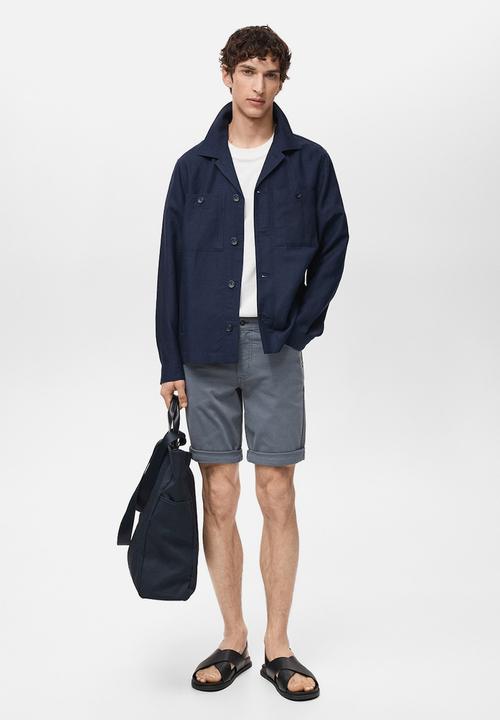 MANGO - Bermudas NEPTO - Medium Blue