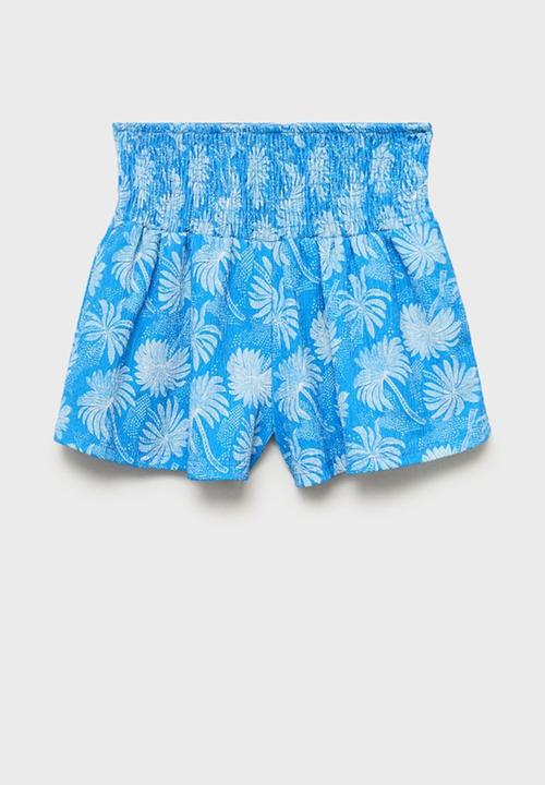 MANGO - Shorts Palmera - Medium Blue