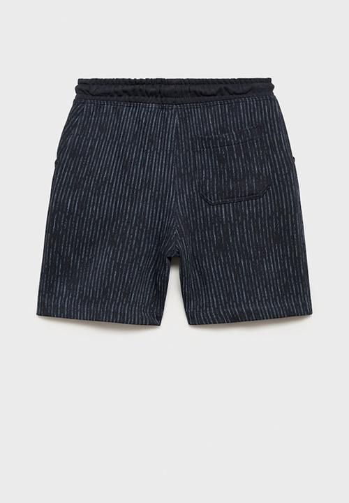 MANGO - Bermudas Vertical - Navy