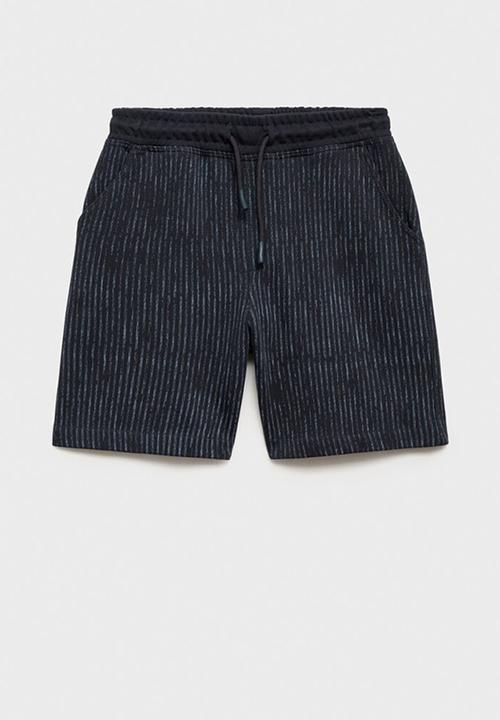 MANGO - Bermudas Vertical - Navy
