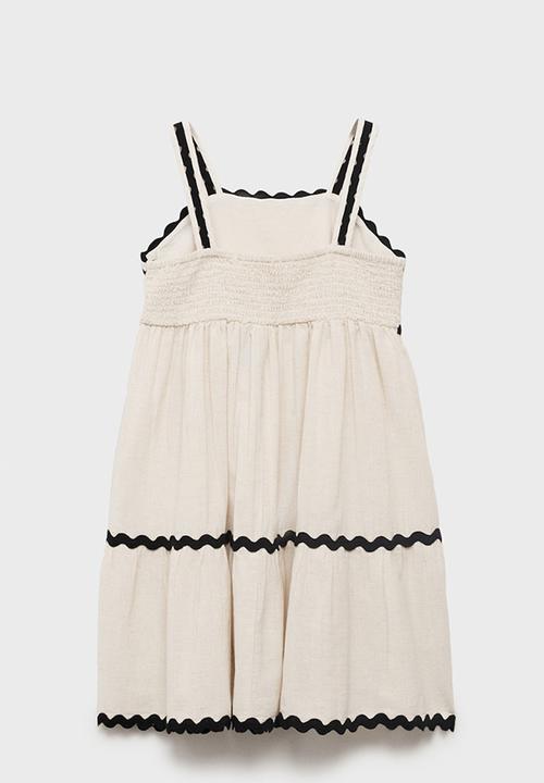 MANGO - Dress emilia - light pastel gray