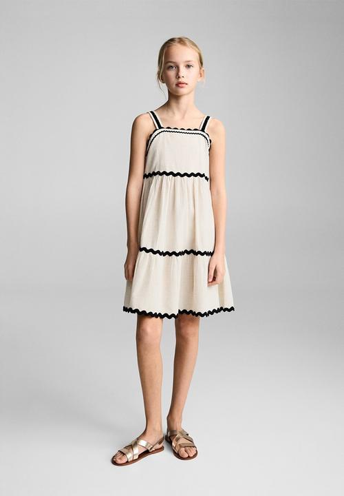 MANGO - Dress emilia - light pastel gray