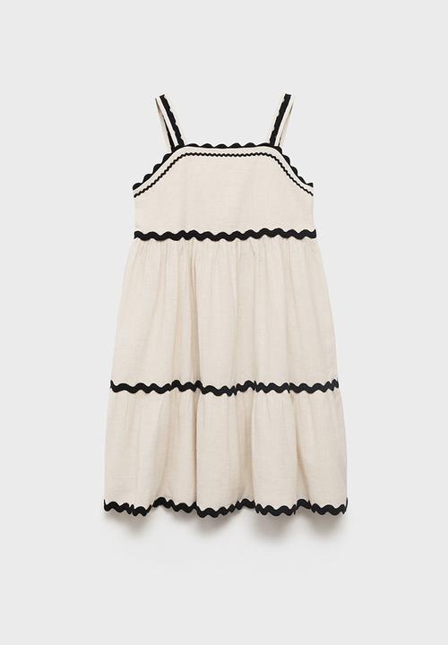MANGO - Dress emilia - light pastel gray