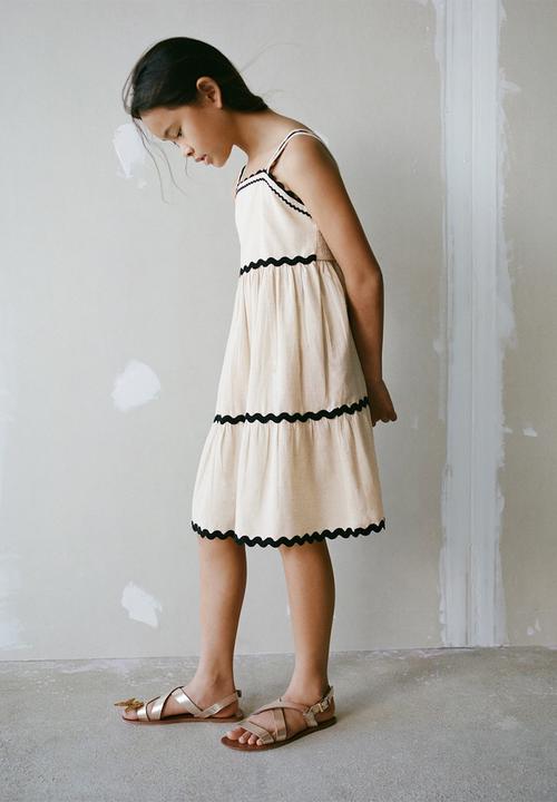 MANGO - Dress emilia - light pastel gray