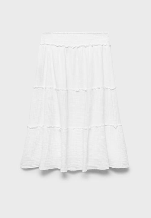 MANGO - Skirt maria - white