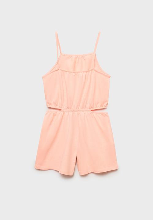 MANGO - Jumpsuit peach - bright orange