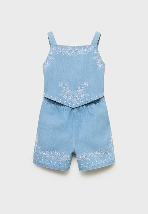 MANGO - Jumpsuit vicky - open blue