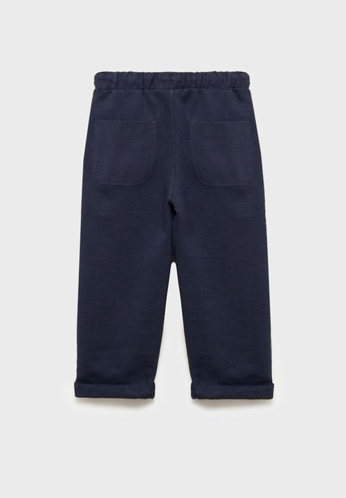 MANGO - Joggers soller - navy