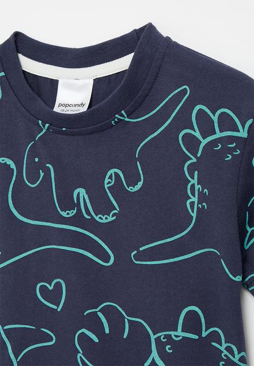 Pop Candy - Printed tee - blue