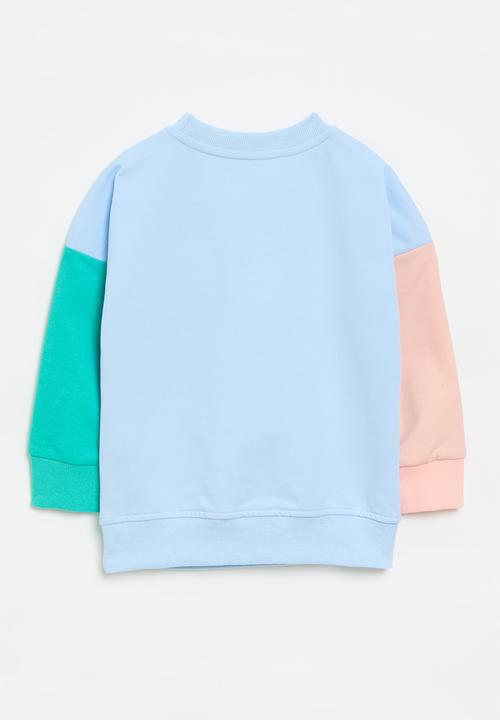 Pop Candy - Colourblock sweatshirt - multi