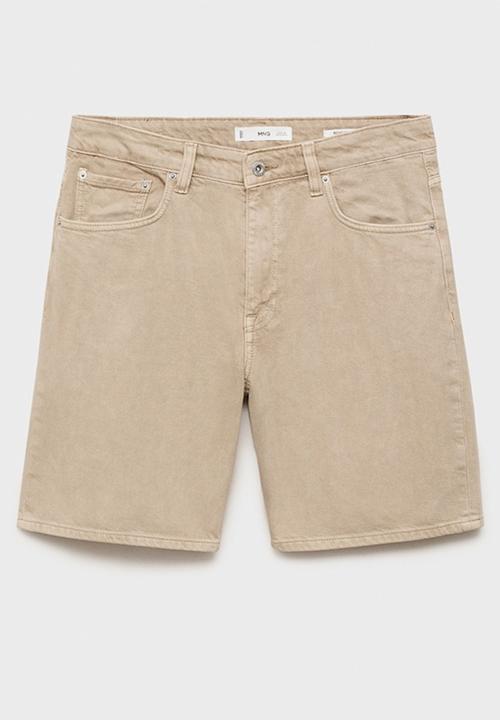 MANGO - Bermudas JAROD - Light/Pastel Gray