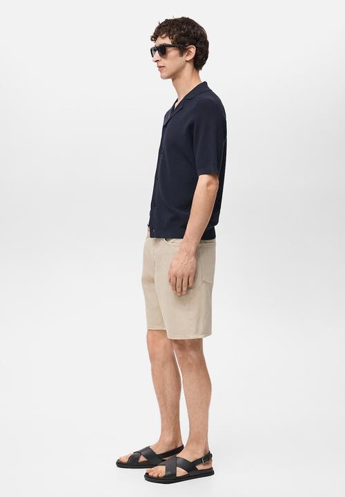 MANGO - Bermudas JAROD - Light/Pastel Gray