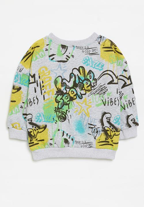 Pop Candy - Printed sweatshirt - grey