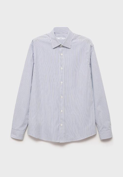 MANGO - Shirt FORTE - Medium Blue