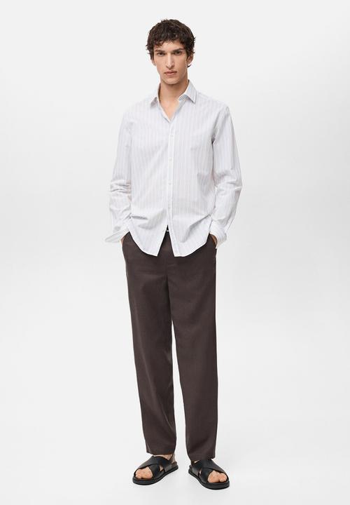 MANGO - Shirt CALPE - White