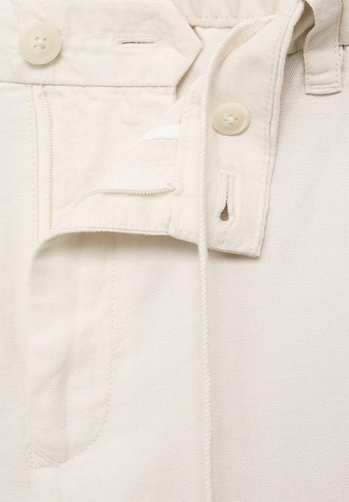MANGO - Trousers RUSTIC - Light Beige
