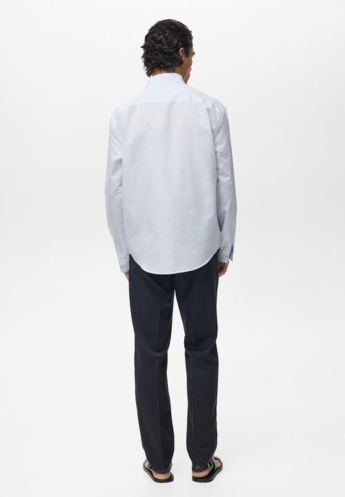 MANGO - Shirt NANTES - Light/Pastel Blue