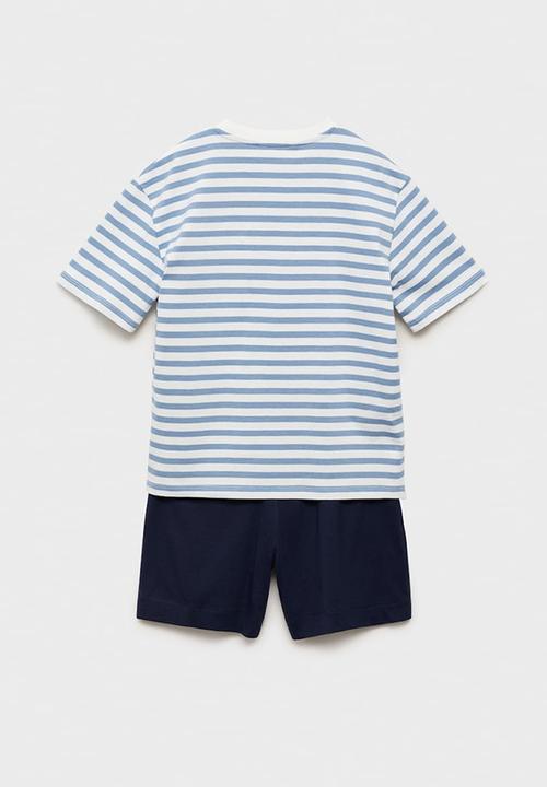 MANGO - Pyjama morning - medium blue