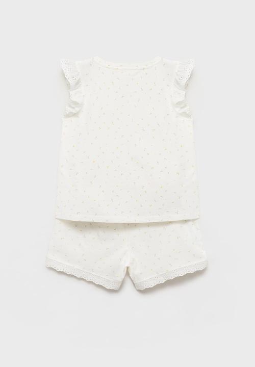 MANGO - Pyjama blanca - natural