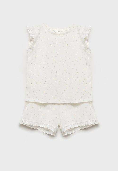 MANGO - Pyjama blanca - natural