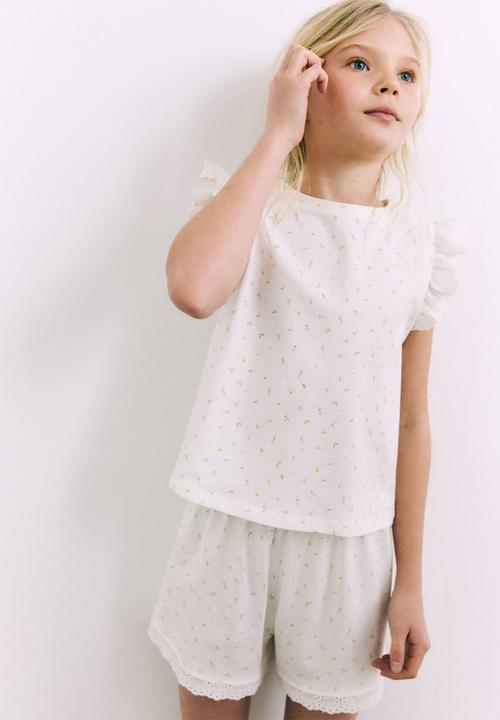 MANGO - Pyjama blanca - natural
